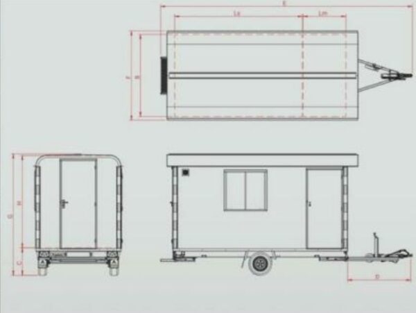 Schaftwagen 4 meter SB - Afbeelding 3