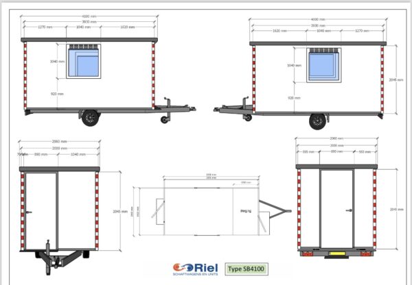 Schaftwagen 4 meter SB - Afbeelding 2